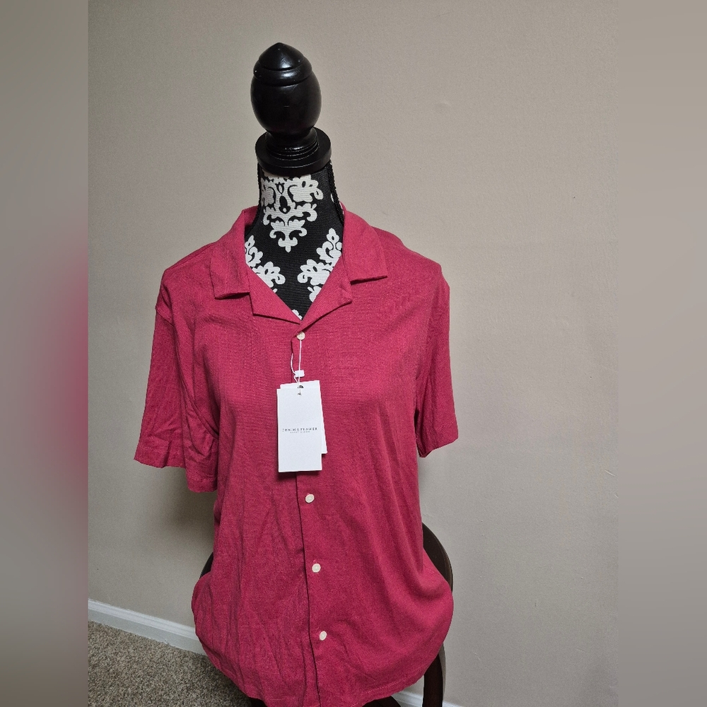 Denim & Flower Viscose Collection in Vibrant Pink